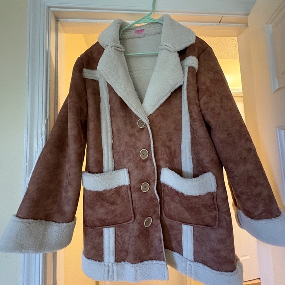 Pink Lily Jackets & Blazers - Pink Lilly fleece lining coat